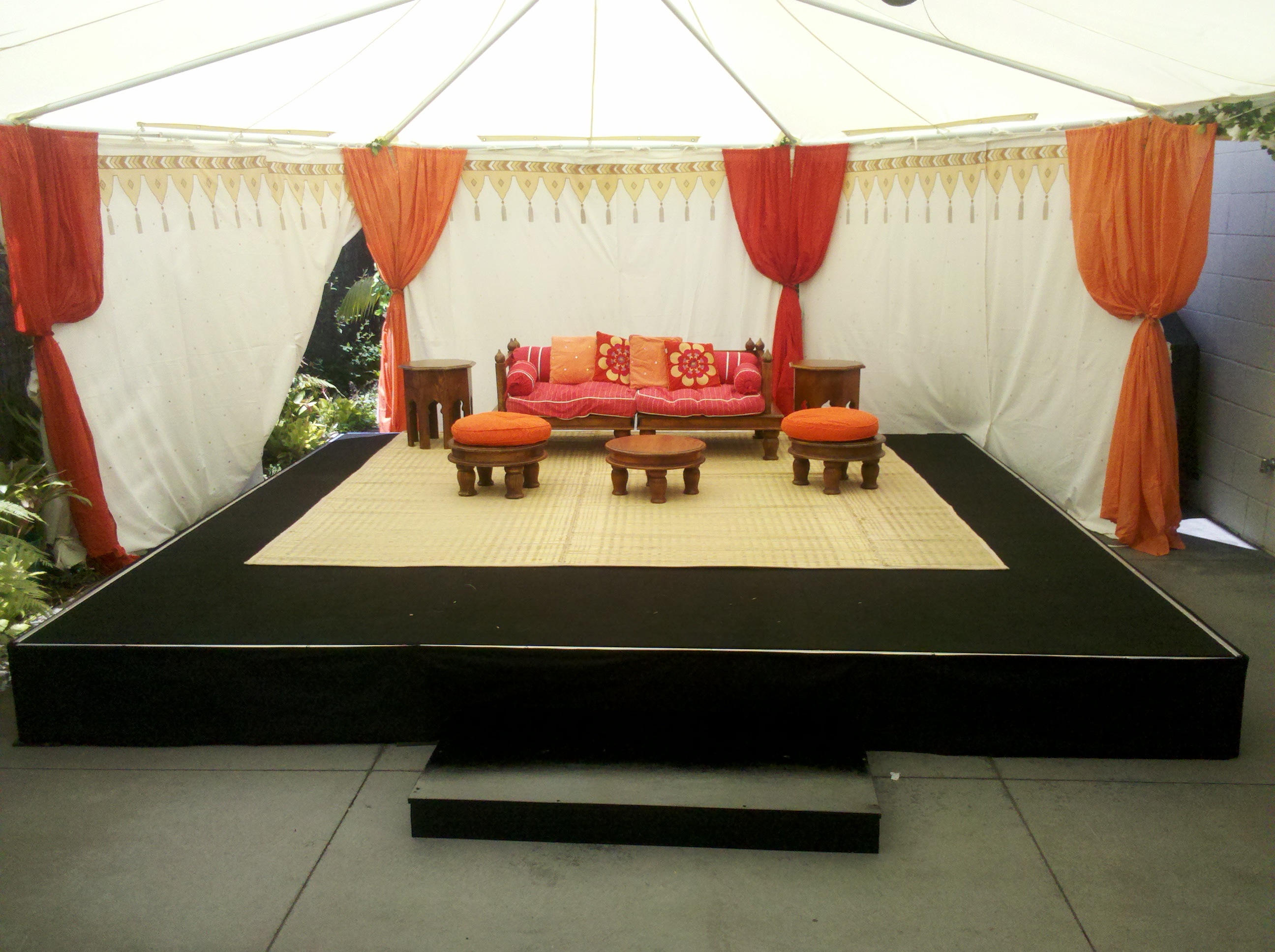 3.6m x 3.6m small stage
